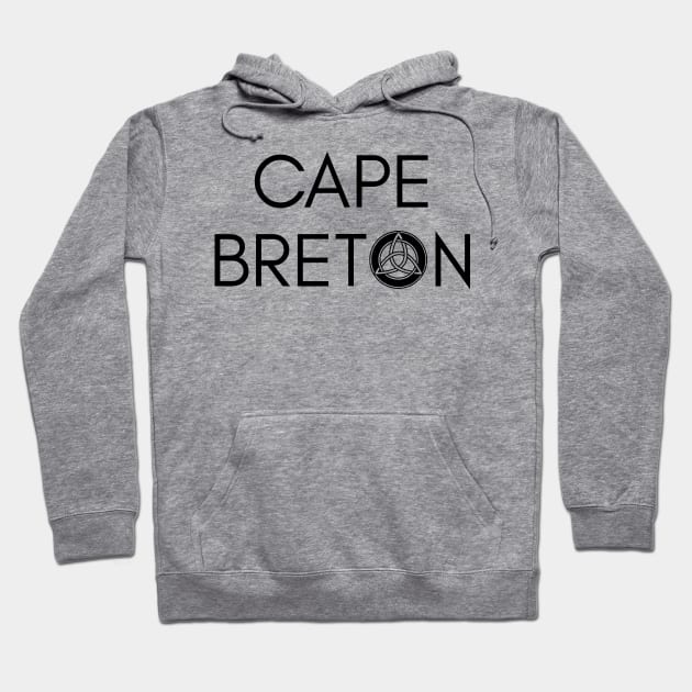 CAPE BRETON CELTIC KNOT | BLACK Hoodie by SALTY TEES & CO.